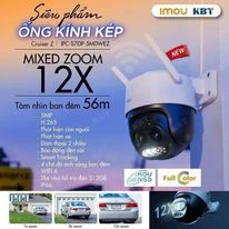 Camera Wifi quay quét zoom IPC-S7DP-5M0WEZ IMOU Cruiser Z 3K Siêu nét nhìn xa